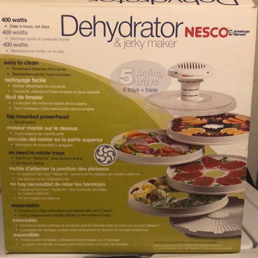 Nesco dehydrator and jerky maker